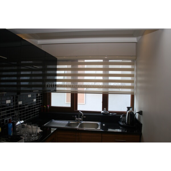 Zebra Mutfak Perde ZM3118